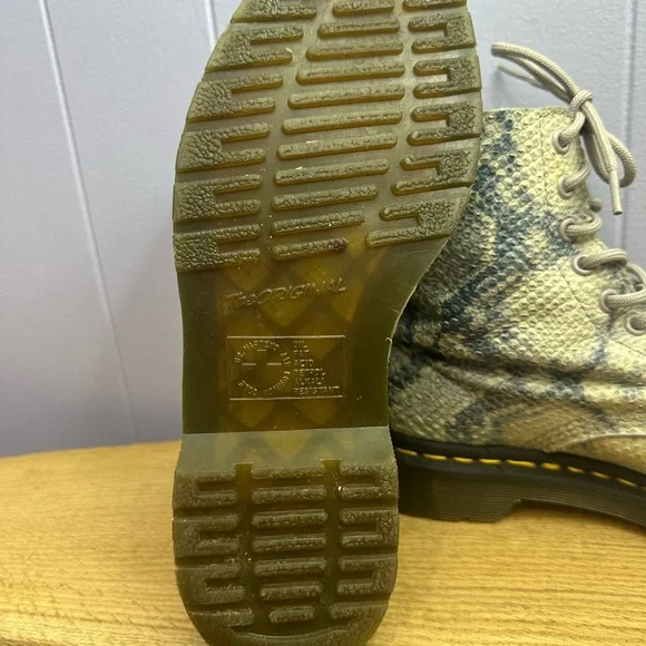 DR.MARTENS Pascal Snakeskin Lace-Up Boots - Picture 6 of 9